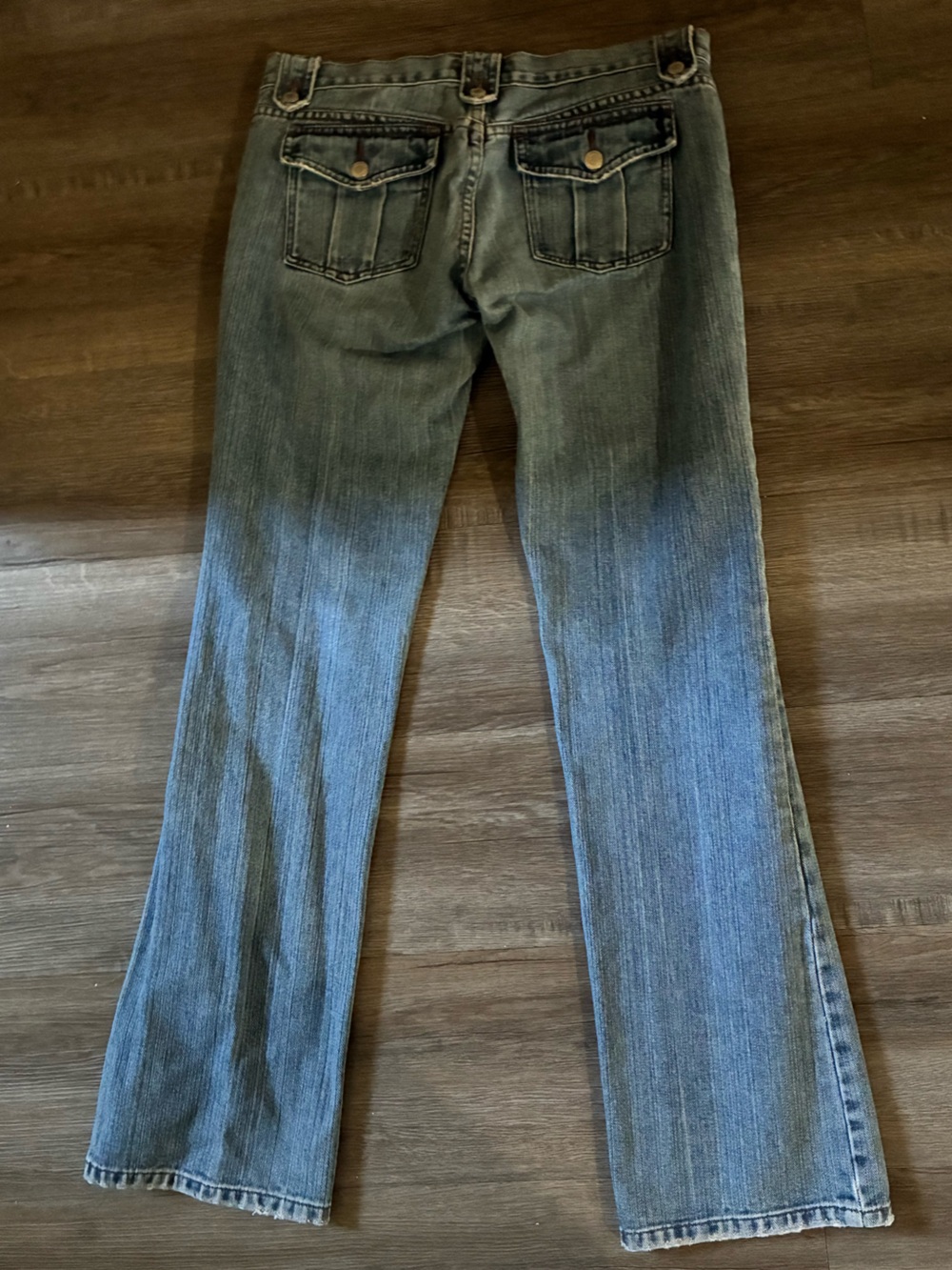Armani Exchange Light Blue Flare Jeans